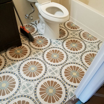 How to tile a Bathroom Floor