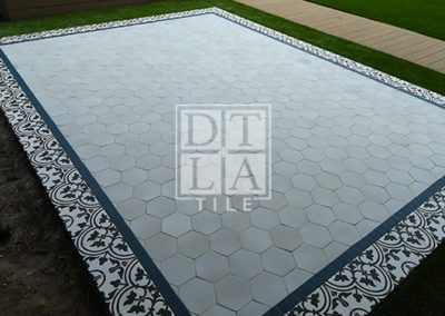 DTLA Patio Tiling Floor with Porcelain Tiles