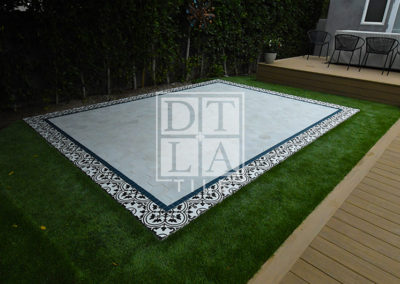 Los Angeles Outdoor Patio Tiling Floor Installation