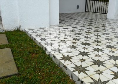 Front Porch Lippage Free Tile Installation