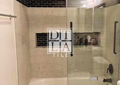 Tile Installation and Glass Shower-tub Enclosure in Koreatown 90020
