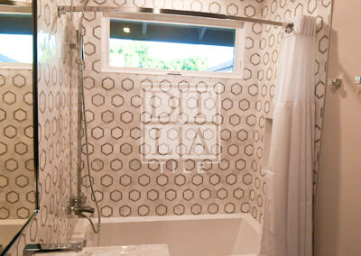 Shower wall tile installation in Duarte
